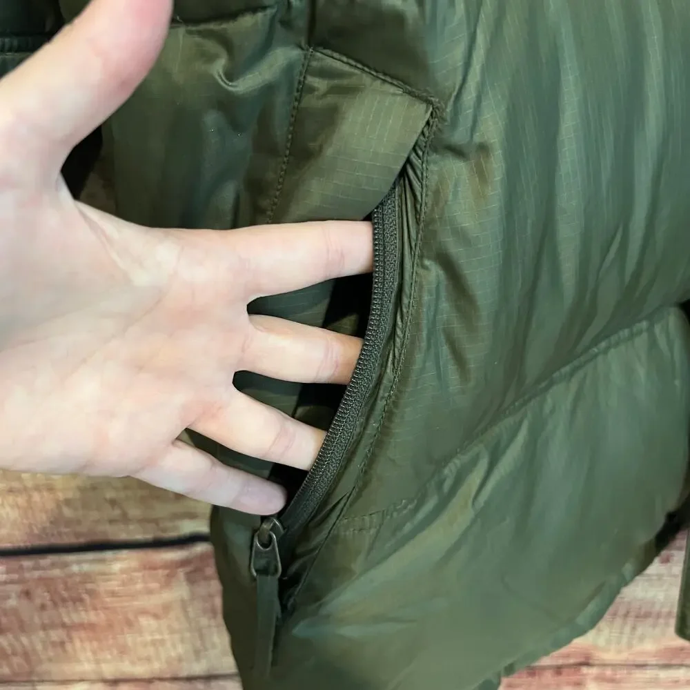 Vintage LL Bean GOOSE DOWN Full Zip Puffer Jacket Coat Mens XLT TALL Pockets